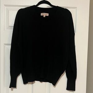 Philosophy Women's Black V-Neck Sweater